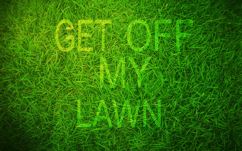 Get Off My Lawn by Deviantart user Karkan